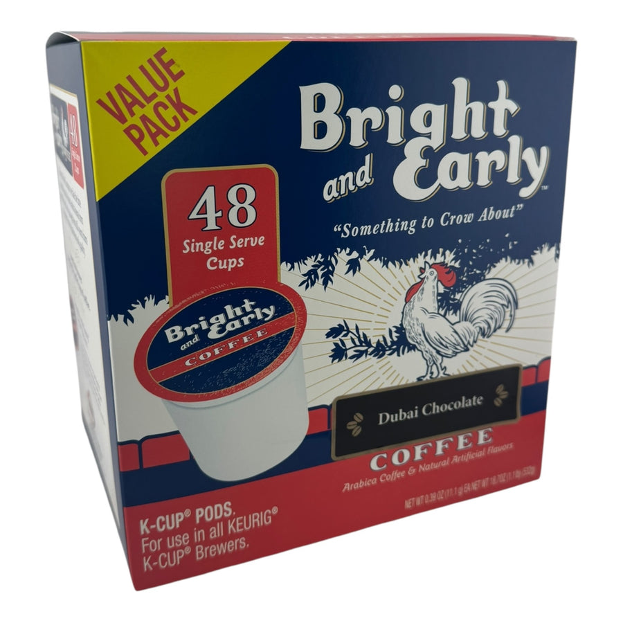 Bright and Early Coffee – Dubai Chocolate Flavored Keurig® Single Serve Cup 48 count