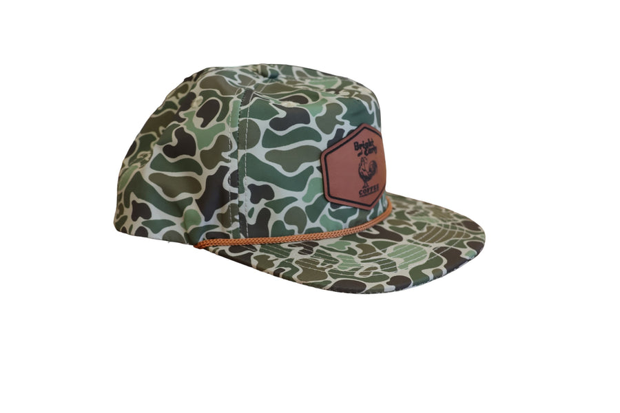 Bright and Early coffee Gramp camo hat