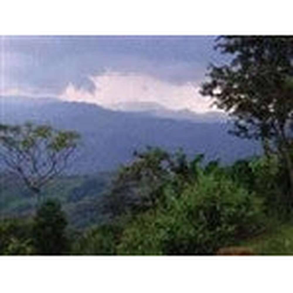 Mountain valley at dusk for Bright and Early Coffee Colombian Supremo Bucaramanga